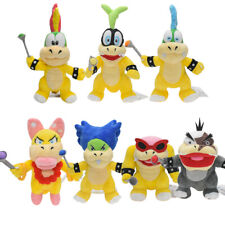 Super Mario Bros Plush Toys Koopa Luigi Larry Iggy Soft Stuffed Dolls Kids Gifts