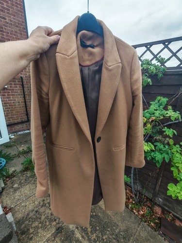 Zara woman camel tan wool - camel,