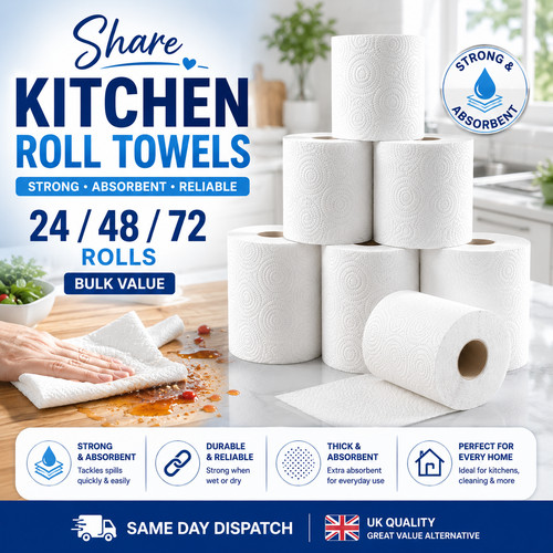 Kitchen roll towels strong - roll,