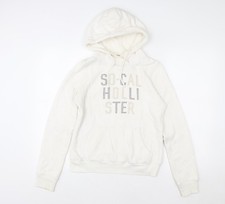 Hollister Women Ivory Hoodie S