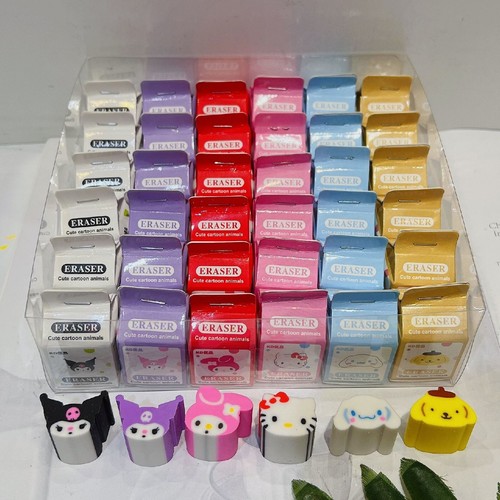 36pcs sanrio rubber - rubber, eraser