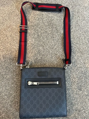 Gucci men leather - leather, crossbody