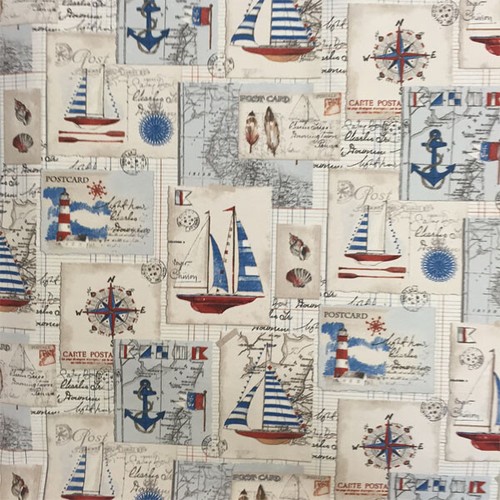 Canvas fabric nautical - nautical, boats