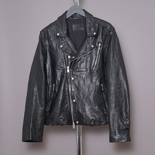 All saints leather jacket mens - jacket,