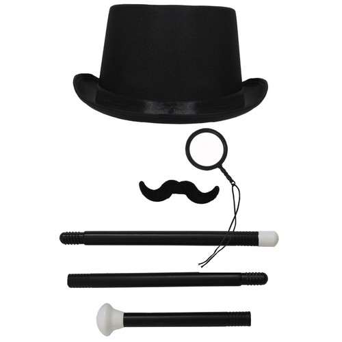 Victorian costume set black - costume,