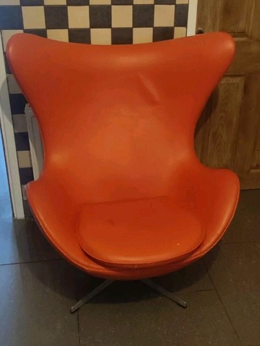 Orange egg chair leather - ,