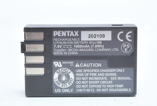 Pentax li109 battery - pentax, d