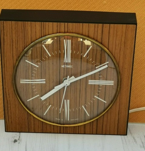 Vintage wall clock metamec - vintage,