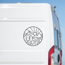 Mountain Landscape Sticker Car Caravan Motorhome Camper Van Large Decal