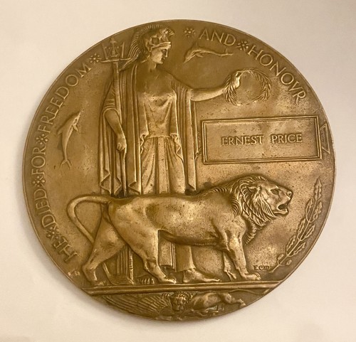 Genuine ww1 death plaque - genuine, /