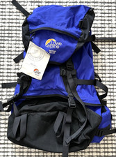 Lowe Alpine Sentinel 65+20 Internal Frame Backpack Retired New Old Stock Blue