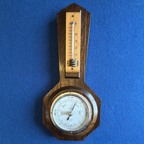 Vintage wooden banjo barometer - banjo,