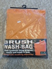 Horse brush padded wash - padded, bag