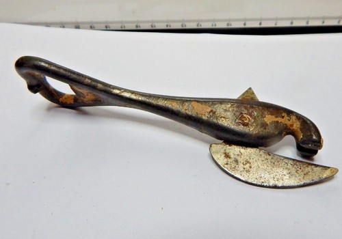 Antique tin opener bottle - tin,