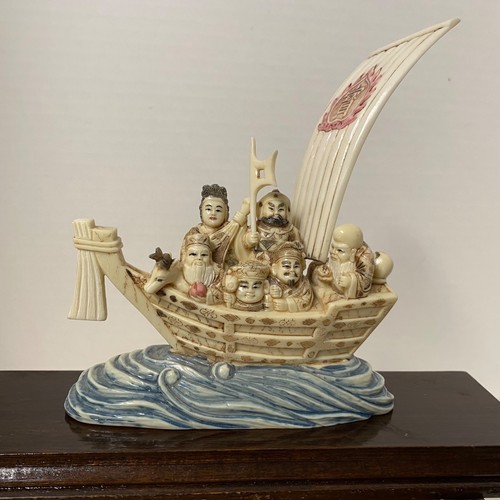 Vintage resin netsuke lucky - vintage,