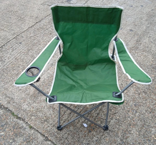 Green captains folding chair - green,