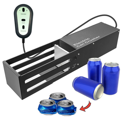 Electric can crusher - can, 12/16oz