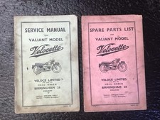 Velocette Valiant spare parts