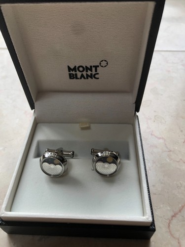 Mont blanc cufflinks - blanc,