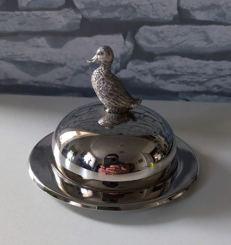 Vintage duck silver - vintage, "duck"