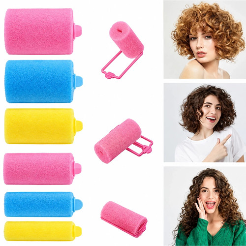Foam hair rollers soft sponge - hair,