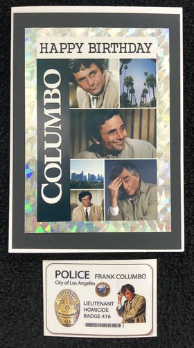 Columbo luxury birthday card - luxury,