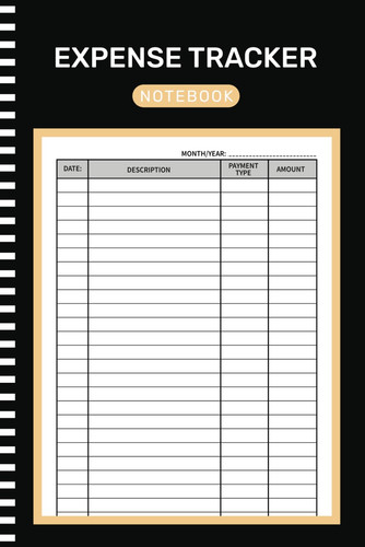 Expense tracker notebook - tracker,