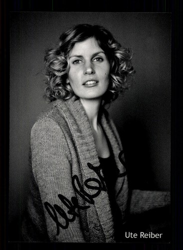 Ute reiber autograph card - autograph,