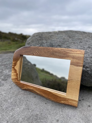 Solid oak frame - solid, mirror