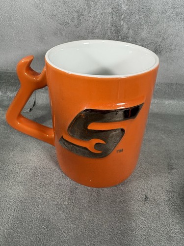 Snap orange ceramic mug - snap-on,