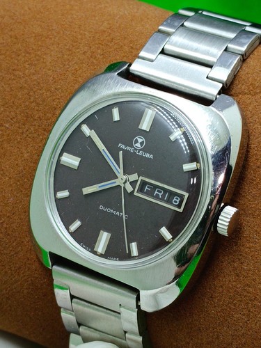 Vintage favre leuba daymatic - vintage,