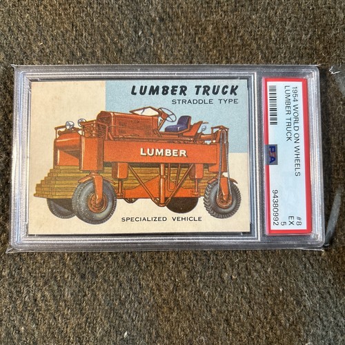 1954 topps world wheels - world, #8