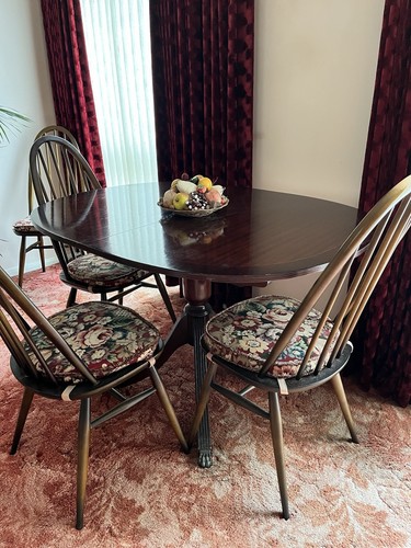 1978 ercol dining table - 1978, &