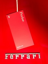 Ferrari Price List Brochure F