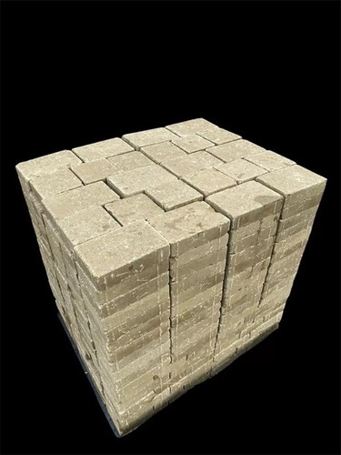 Buff block paving small - paving,