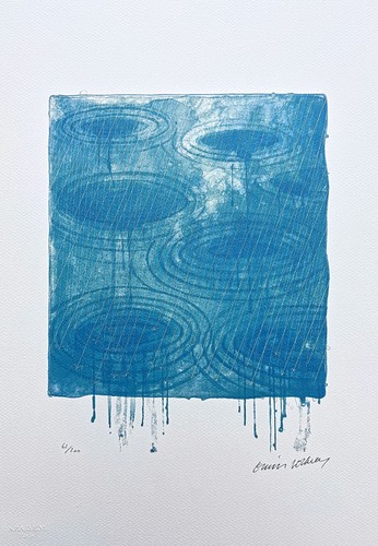 David hockney rain signed - hockney,