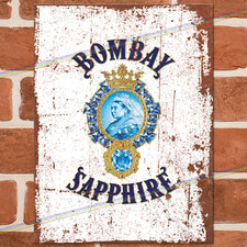 BOMBAY SAPPHIRE Metal Signs