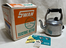 SWAN : A323A Vintage Electric 3 Pint Bulpitt & Sons Kettle - No cable