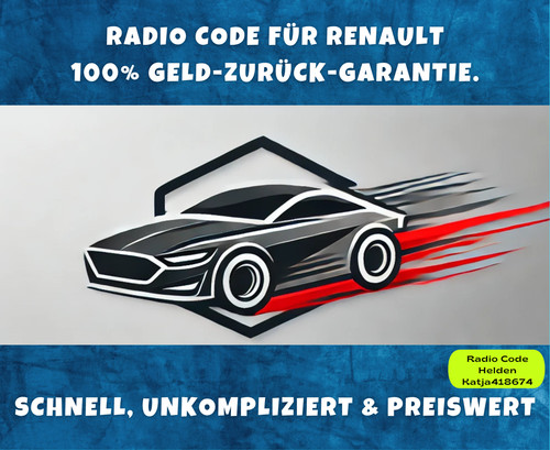 Renault radio code pin - renault,