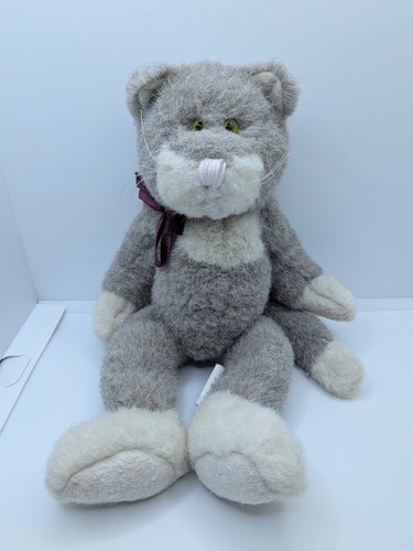 Boyds bears rare grey cat - boyds,