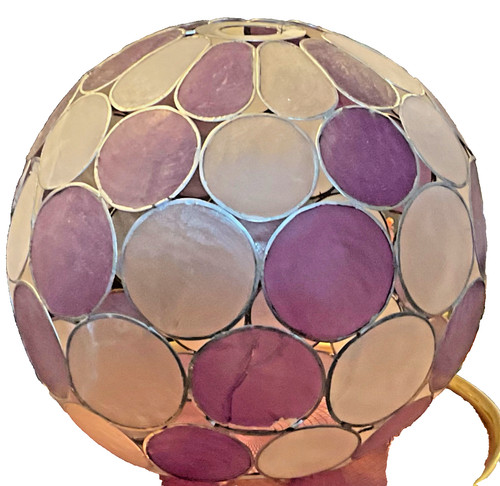 Vintage capiz shell large - vintage,