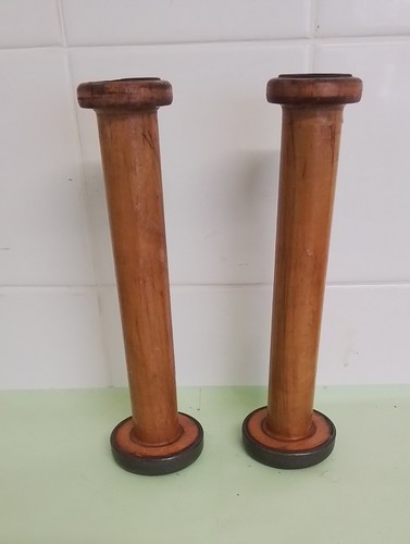 Pair vintage wooden - vintage,