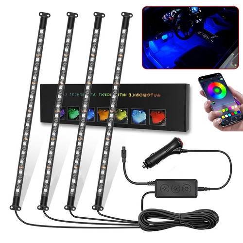 4in1 12v 72led rgb interior - 4in1,