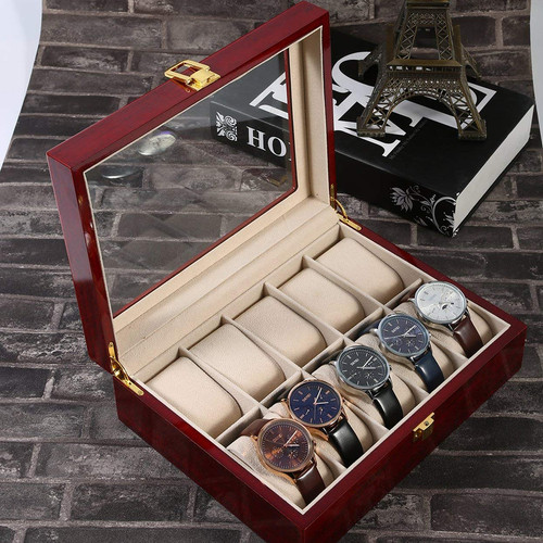 10slot watch case jewelry - 10slot,