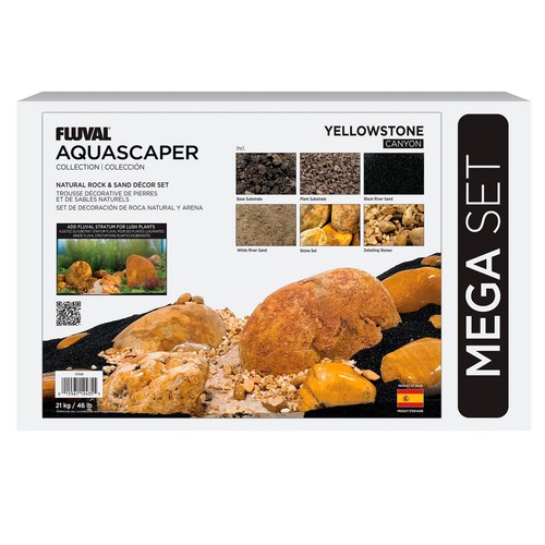 Fluval yellow stone - yellow,