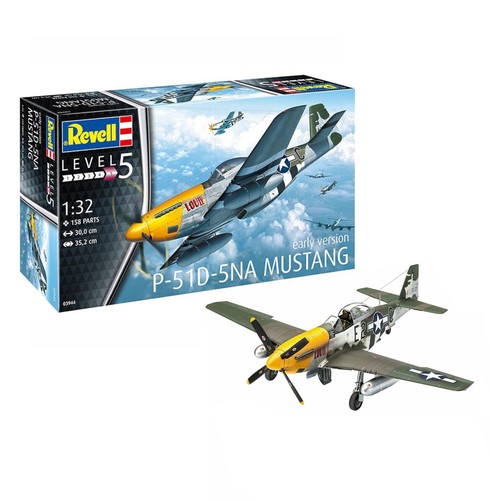 Revell 51d mustang early - revell, p-51d