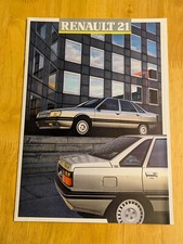 Renault 21 1987 Brochure