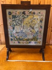 Vintage Wooden Fire Screen