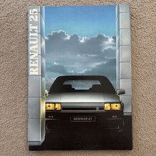 1986 RENAULT 25 Sales Brochure