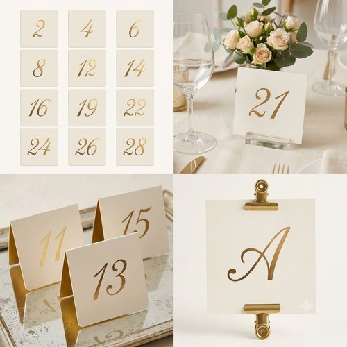 Table numbers party - numbers,